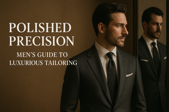 Polished Precision: Men's Guide to Luxurious Tailoring